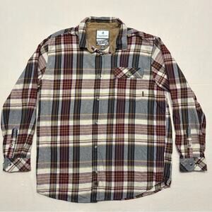 Legendary Whitetails Men's Plaid Long Sleeve Flannel Shirt Mens Size Large Tall